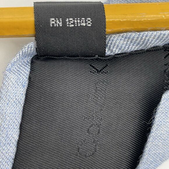Calvin Klein Silk Blend Neckties Lot of 3 Blue Denim Window Pane Casual Elegant - Picture 16 of 16
